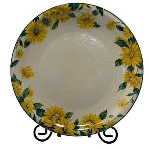 Vintage Thomson Pottery Sunflower 12 " Replacement Plate Round Platter